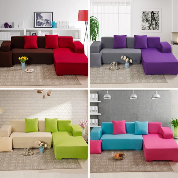 Solid Corner Sofa Covers Couch Slipcovers Elastica Material Sofa Skin Protector Cover Sofa Armchair - Image 7