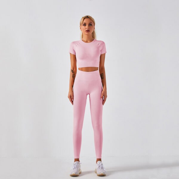Women fitness active gym seamless botee Yoga Set - Image 5