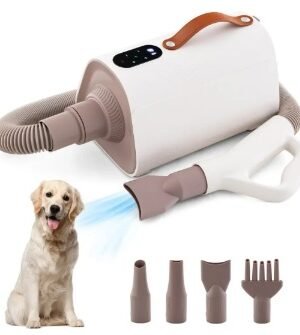 1 Pc Dog Cat Hair Blower With Negative Ion Function And Adjustable Temperature