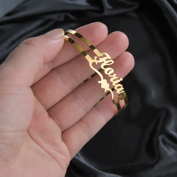 Atoztide Customized Letter Name Bracelet - Image 5