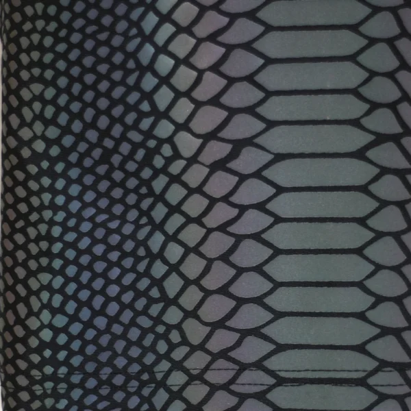 Colorful Snake Pattern Reflective T Shirt Men Hip Hop - Image 6