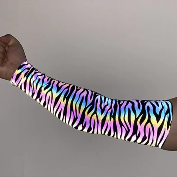 Sports Men Colorful Reflective Sleeves Techwea - Image 3