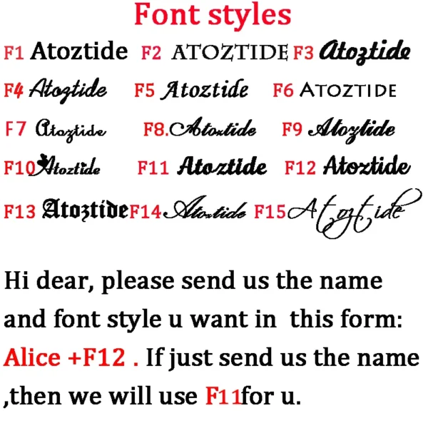Atoztide Customized Letter Name Bracelet - Image 2