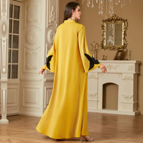2025 New Fashion Dubai Abaya Women Muslim Maxi Dres - Image 3