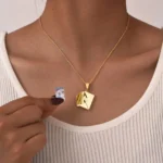 Personalized Photo Locket Necklac - Image 2