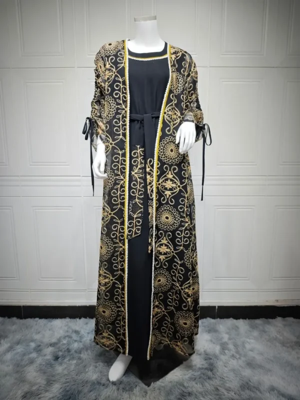 Abayas for Women Party 2 Piece Set - Image 6