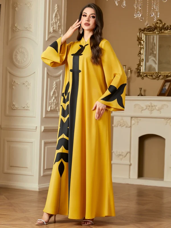 2025 New Fashion Dubai Abaya Women Muslim Maxi Dres - Image 6
