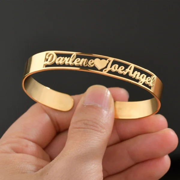 Customized Couple Name Bracelet - Image 2