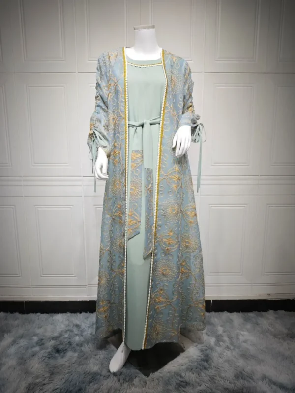 Abayas for Women Party 2 Piece Set - Image 5