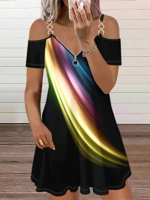 Women's Summer Print Casual Dress