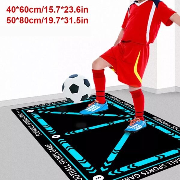 Soccer Football Training Mat Carpet Non Slip For Kids Adults Solo Practice