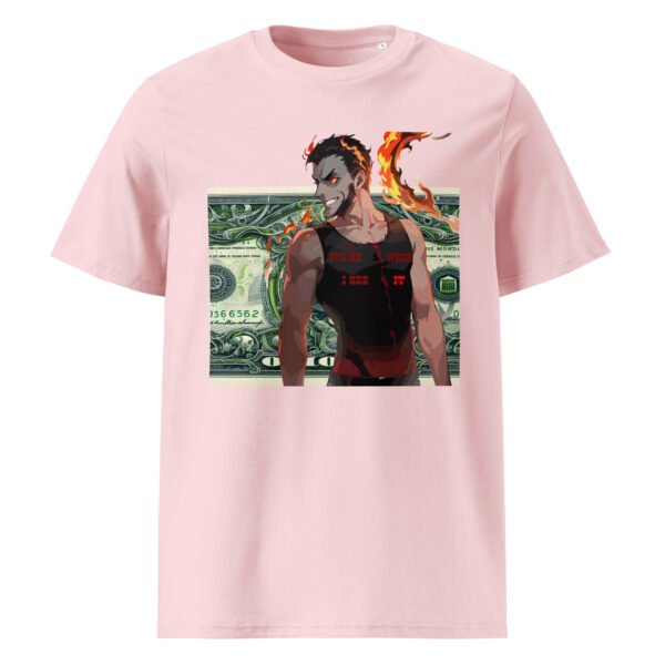 Unisex organic ribbed neck t-shirt - Image 11