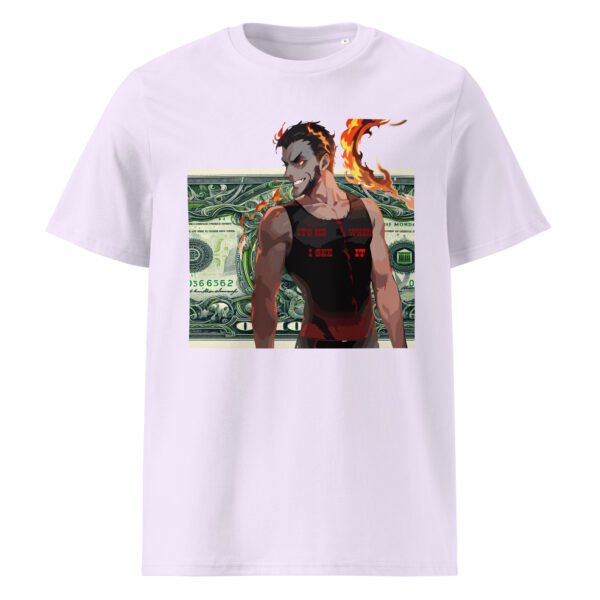 Unisex organic ribbed neck t-shirt - Image 12