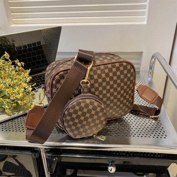 Vintage Pattern Crossbody Bags For Women Shoulder Shell Bag Trend Small Purse And Handbag Luxury Designer Female Square Bag Women's Bag - Image 4