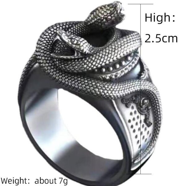 Hot Selling Creative Hand Jewelry Python Ring - Image 3