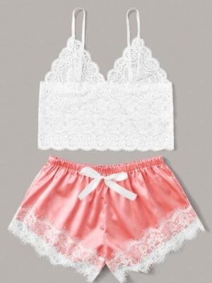 Sexy Lingerie Sexy Temptation Lace Home Two-Piece Set