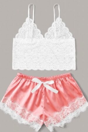 Sexy Lingerie Sexy Temptation Lace Home Two-Piece Set