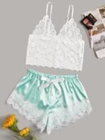 Sexy Lingerie Sexy Temptation Lace Home Two-Piece Set - Image 4