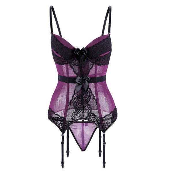 Corset Shapewear Lace sexy Court Corset - Image 4