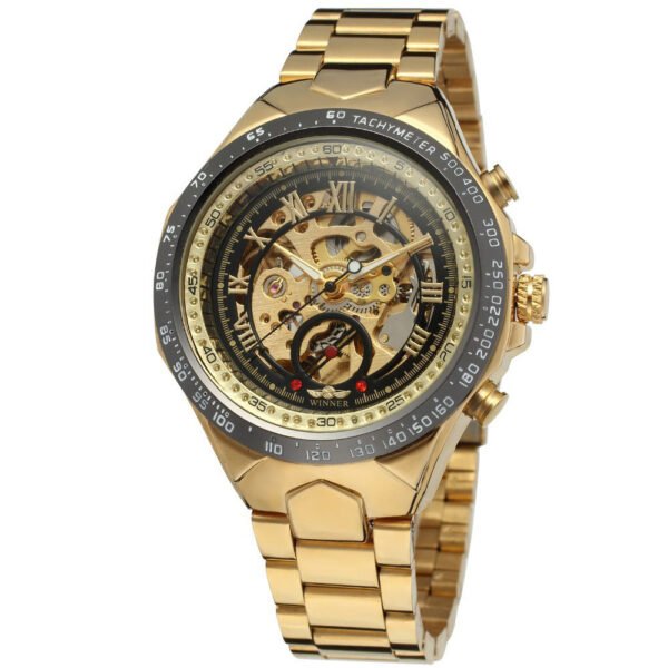 Personalized All-steel Hollow Automatic Mechanical Watch Fashion Watch For Men - Image 7