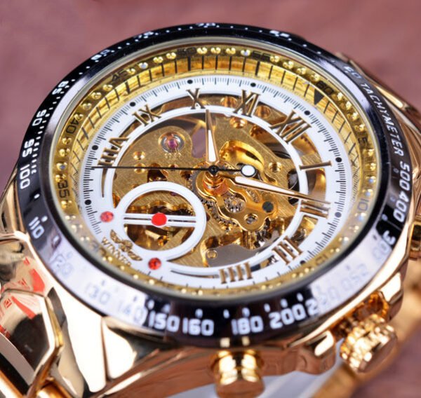 Personalized All-steel Hollow Automatic Mechanical Watch Fashion Watch For Men - Image 2
