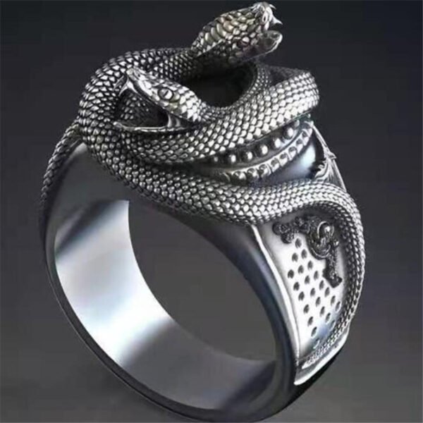 Hot Selling Creative Hand Jewelry Python Ring - Image 2