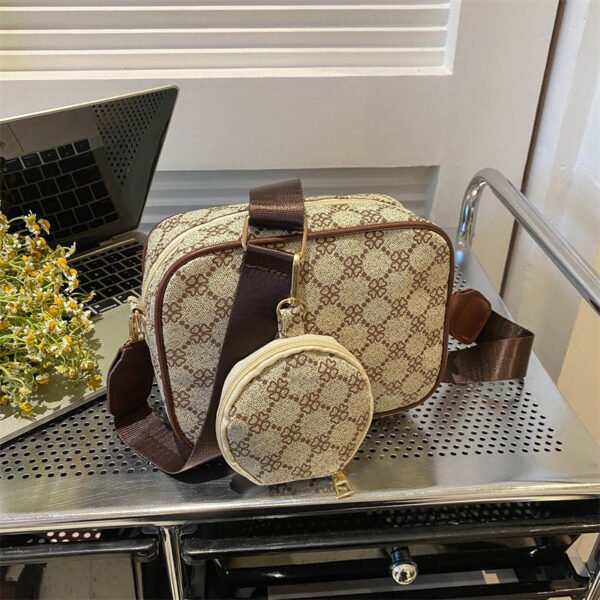 Vintage Pattern Crossbody Bags For Women Shoulder Shell Bag Trend Small Purse And Handbag Luxury Designer Female Square Bag Women's Bag - Image 3