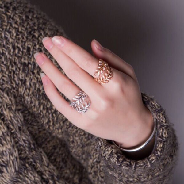 Mimosa leaves rings - Image 4