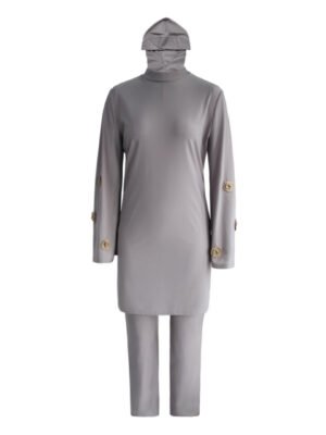 Sun Protection Split Conservative Swimsuit Surfing Diving Three-piece Swimsuit