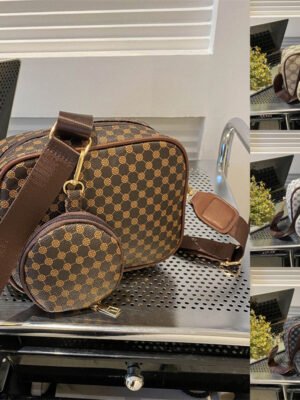 Vintage Pattern Crossbody Bags For Women Shoulder Shell Bag Trend Small Purse And Handbag Luxury Designer Female Square Bag Women's Bag