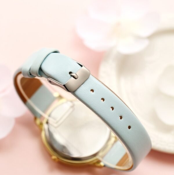 High Quality Fashion Leather Strap Rose Gold Women Watch Casual Love Heart Quartz Wrist Watch Women Dress Ladies Luxury Watches - Image 9