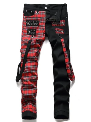 Men Punk Jeans Trendy Scotland