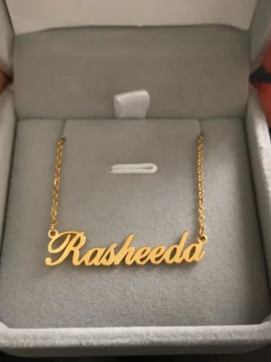 Stainless Steel Choker Custom Name Necklace