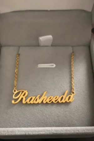 Stainless Steel Choker Custom Name Necklace
