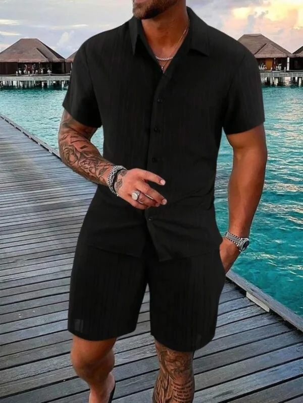 2025 New style Summer Men's Fashion Beach Suit - Image 6