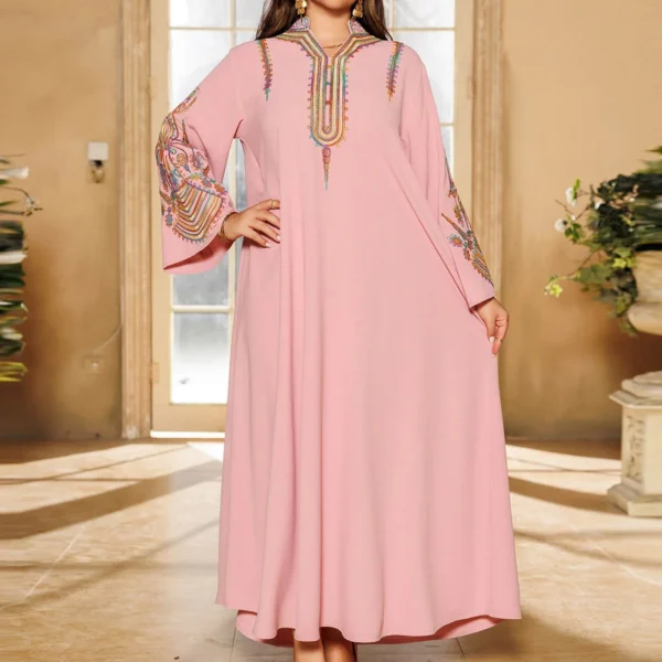 2025 Abaya Women Party Dress Embroidery