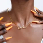 Stainless Steel Choker Custom Name Necklace - Image 4