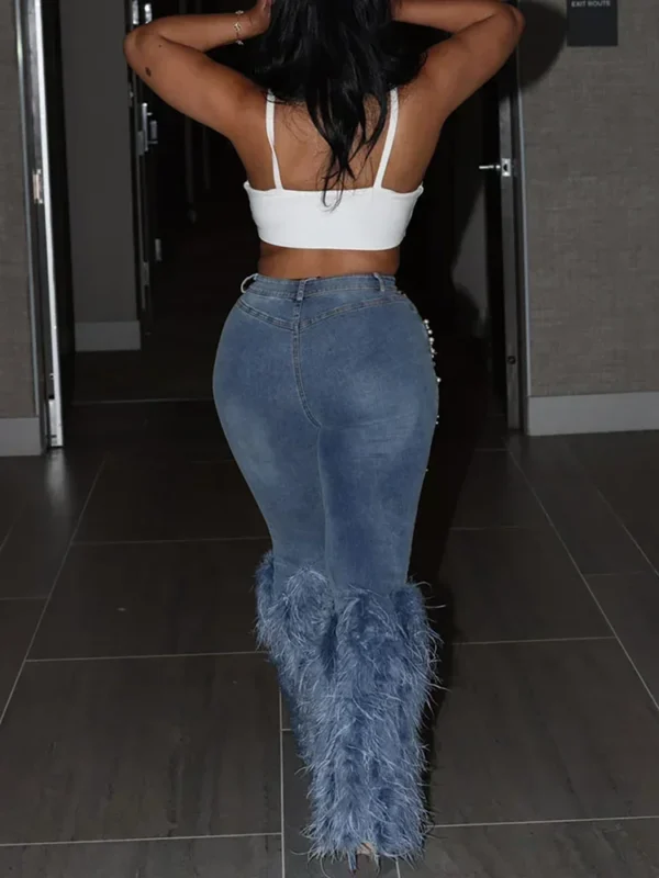 Women's Jeans Vintage Feather - Image 2