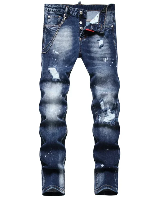 2025 Men Skinny Jeans Luxury Brand - Image 2