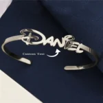 Custom Name Bracelet Gold Color Stainless Steel - Image 2