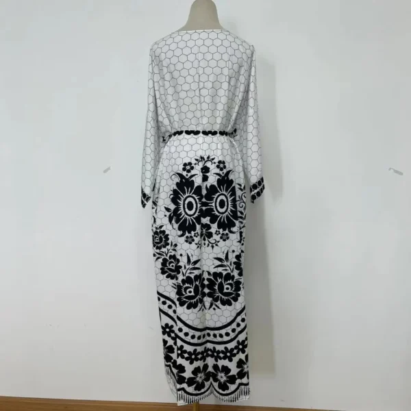 Beach Boho Kimono Cover up over sized - Image 6