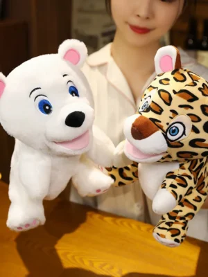 Stuffed Plush Animals Toys Hand Finger Puppet