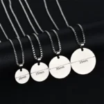 Auxauxme Customized Photo Name Necklace - Image 3