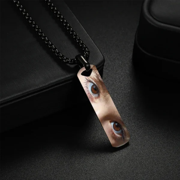 Simple Style Personalized Eyes Color Picture Stainless Steel - Image 5