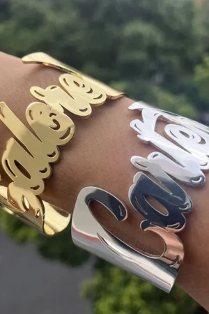 Custom Exaggerated Bangle Stainless Steel For Women
