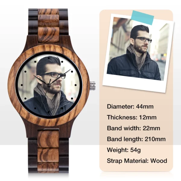 Engraved Watch Boyfriend Birthday Groomsmen Gift - Image 4