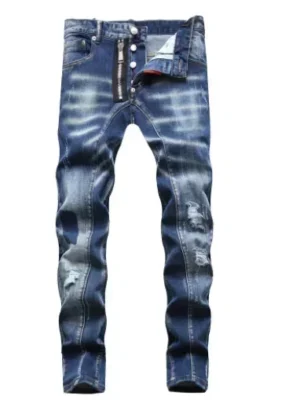 2025 Men Skinny Jeans Luxury Brand
