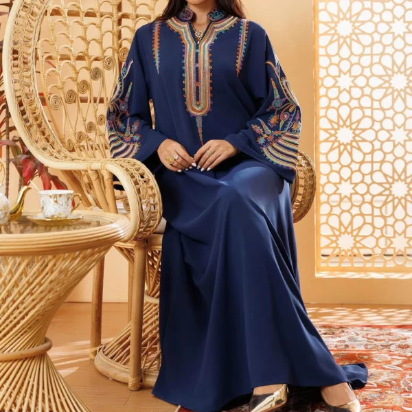 2025 Abaya Women Party Dress Embroidery - Image 4