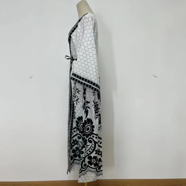 Beach Boho Kimono Cover up over sized - Image 5