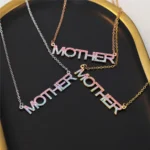 Gradient Diamond Name Necklace Handwriting - Image 4